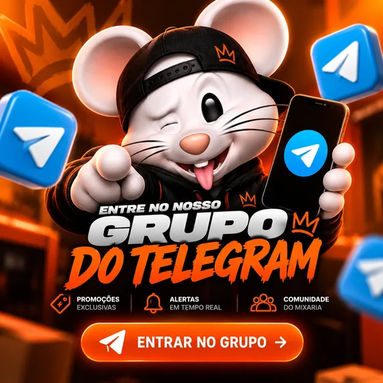 Entre no nosso grupo do Telegram: promoções exclusivas e alertas em tempo real
